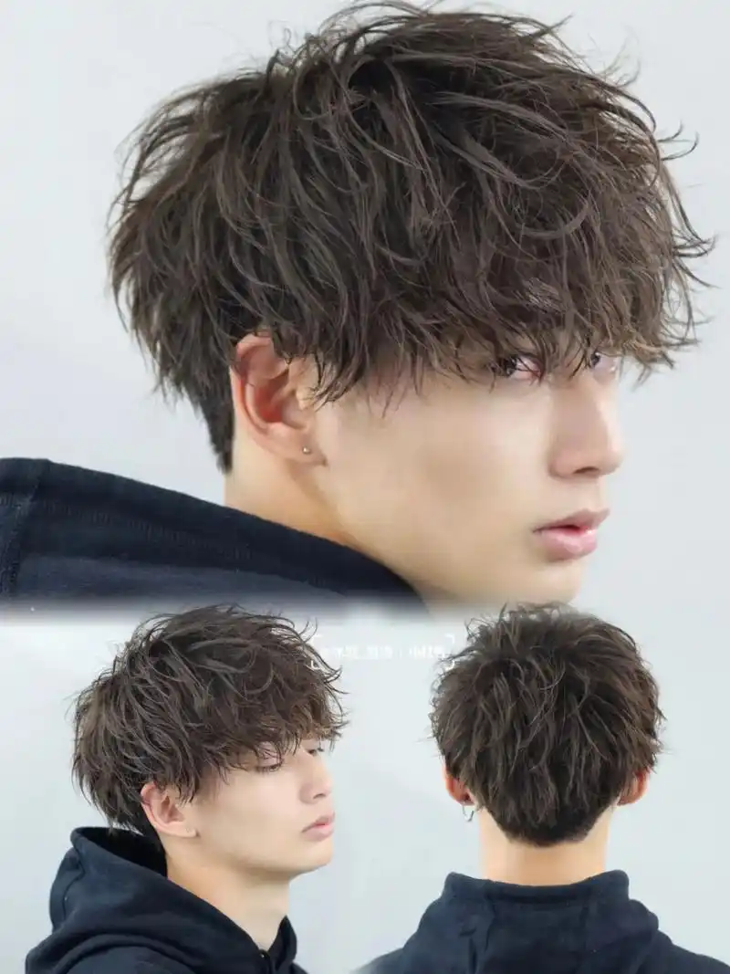 凌乱感烫发 蝴蝶烫