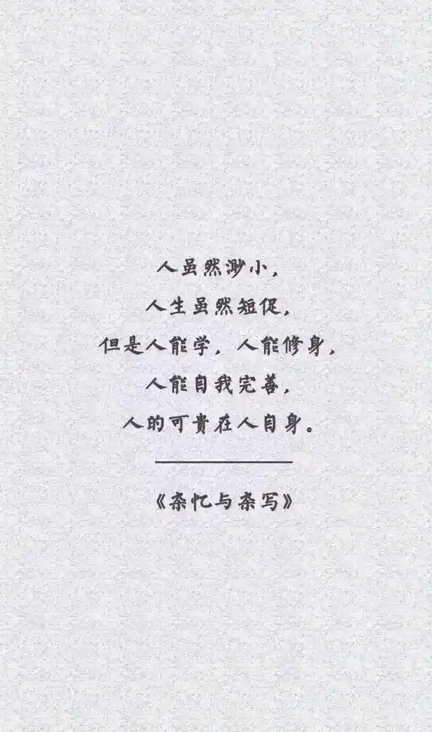 杨绛先生笔下封神的句子