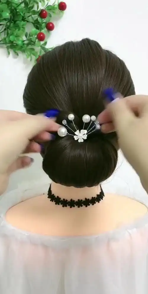 气质女神#礼服盘发,简单易学