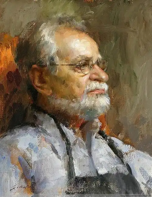 美国著名的女肖像画家玛丽qian油画作品赏析