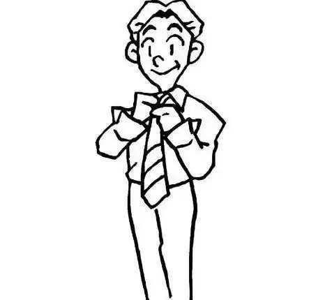 帅气的爸爸简笔画图片