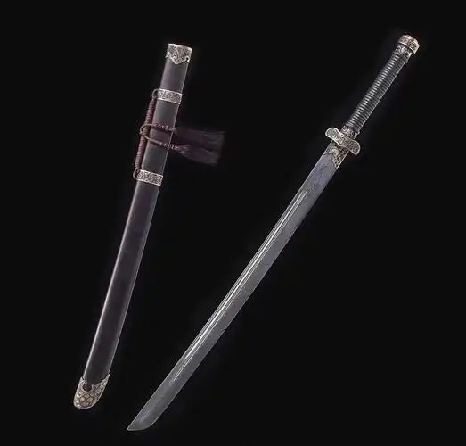 盗墓笔记铜装百炼钢 黑金古刀_和风堂美术刀剑-站酷zcool