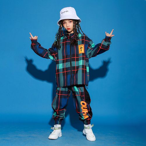 儿童秋装套装男童帅气嘻哈街舞服装女孩韩版套装