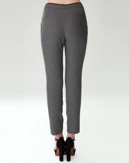 经典通勤冷杉灰裤子