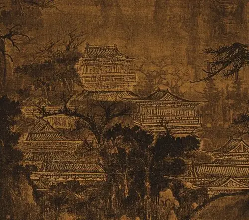 郭熙| 早春图(高清局部图)_画面