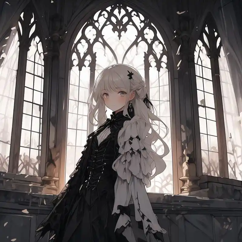 94二次元黑暗风女生头像92