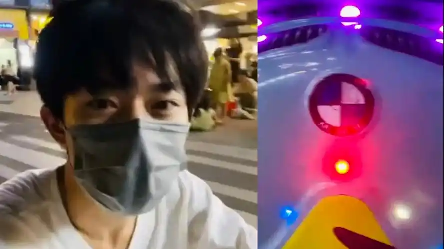 易烊千玺深夜街头自拍,开"豪车"转悠太萌,还吃了汉堡和冰淇淋