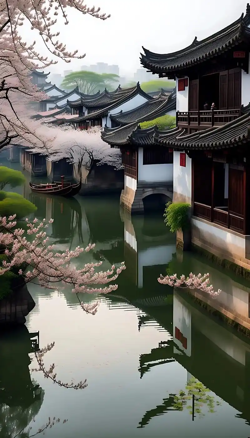 江南水乡.我们所见所闻的美景,深深地烙印在了我们的心灵深处. - 抖音