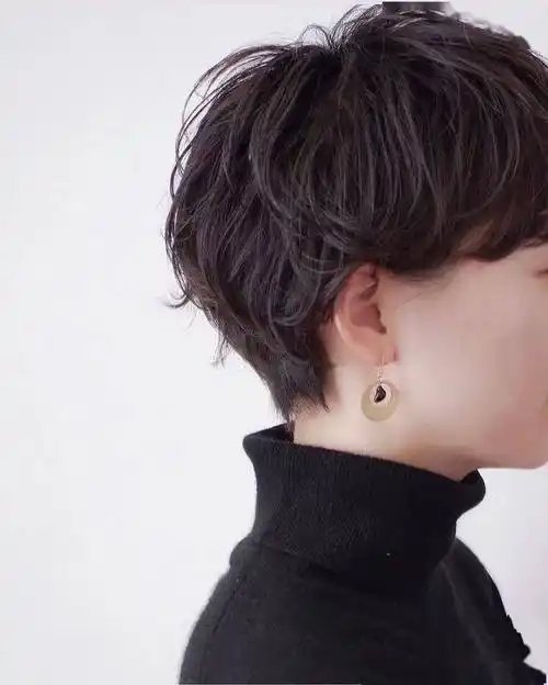 2022春天"超短发纹理烫"_自然_造型_发型