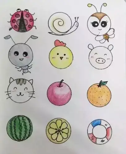 亲子陪伴 享受幸福时光——岑巩县思旸镇幼儿园亲子活动之(圆形创意画