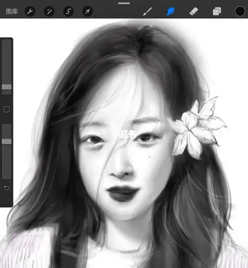 第三次画雪莉啦