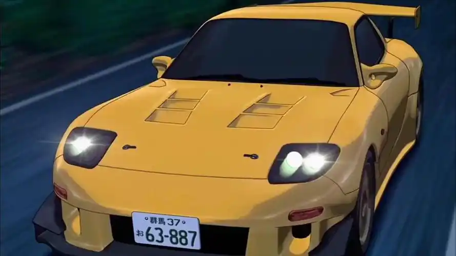 《头文字d》 高桥启介 vs 北条豪 马自达rx7 vs 本田nsx