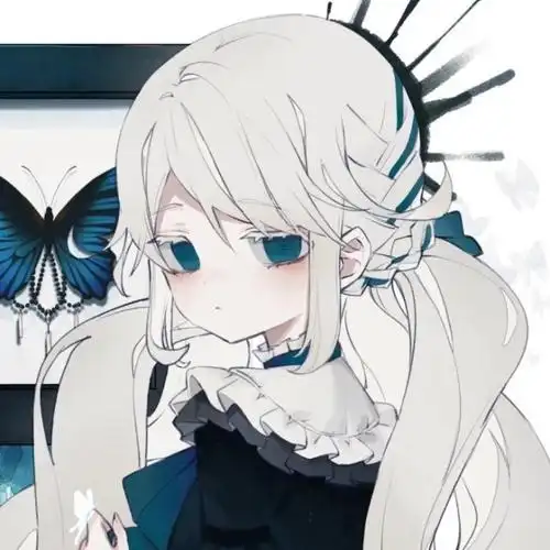 【动漫】白发或银发少女-佩琪头像库-话本小说网