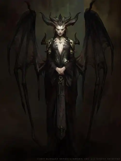 【暗黑破坏神】莉莉丝的人物模型制作