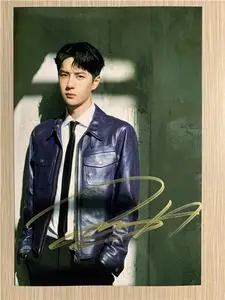 冲冠大陆明星王一博亲笔签名照片24款热门定妆照无仿无印刷