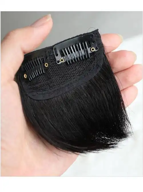 真发垫发片蓬松假发片女无痕迷你隐形假发逼真两侧垫发根增发量l