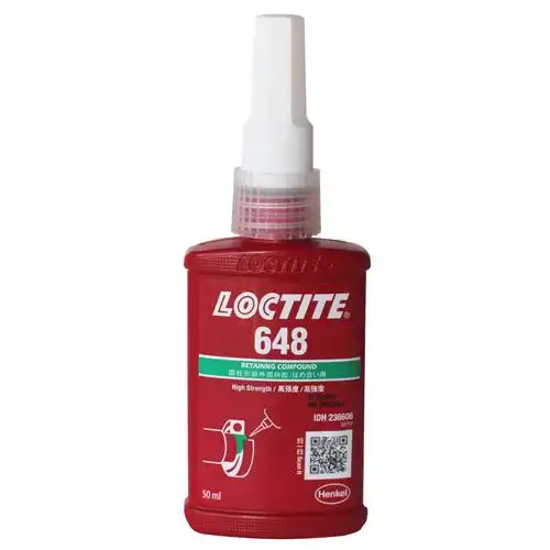 进口正品乐泰胶水高强度粘度圆柱形固持不锈钢专用胶水