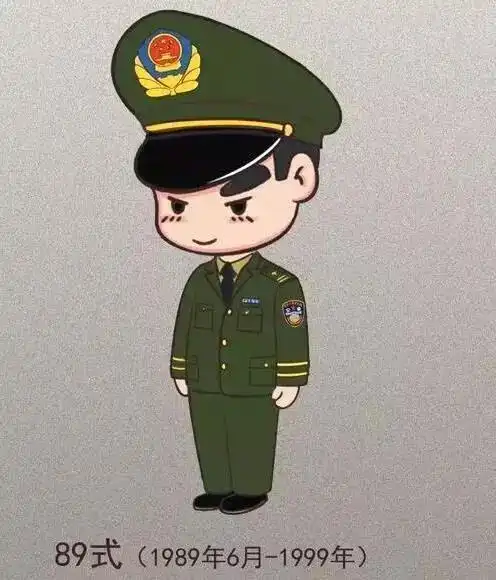 警服演变老照片流逝的岁月不变的情怀