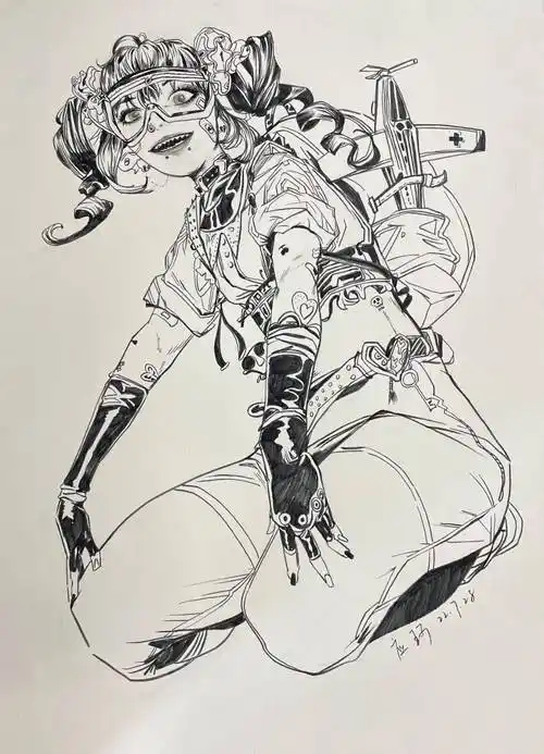 快看!这些美术生的动漫速写作品一下子击中了我的心巴