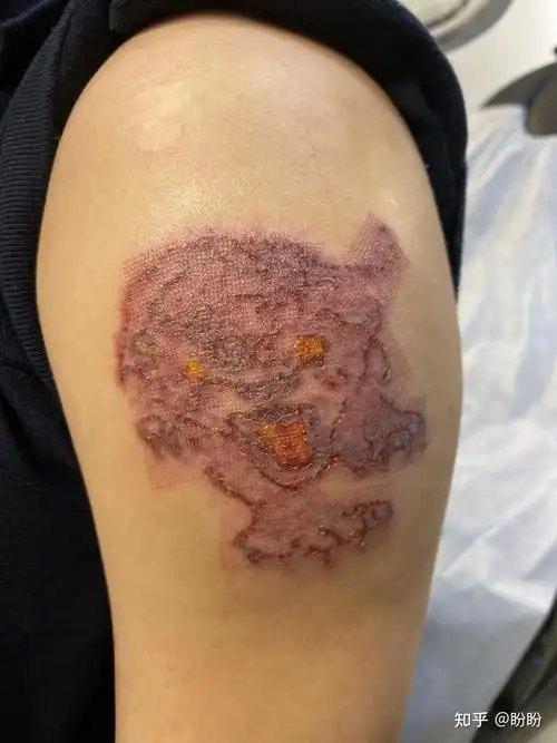 洗纹身一次效果(长期更帖) - 知乎