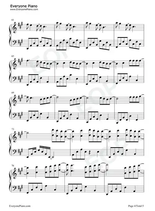 少年时代-时代少年团五线谱预览4