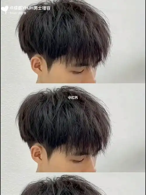 男生发型摩根烫摩根碎盖