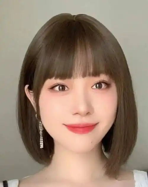 直直直直直短发,普通但很美!_发型_中国_人类