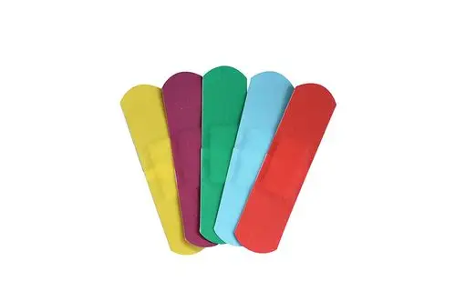 macure彩色创可贴 消毒创口贴 伤口应急处理 5色 50片装