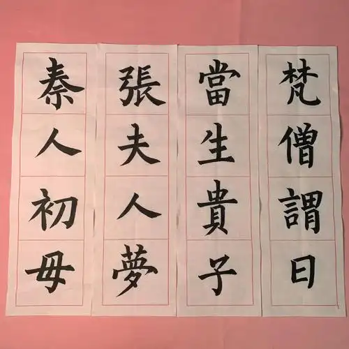 楷书临摹柳体柳公权玄秘塔碑十