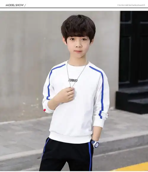 男童套装秋装童装2020新款儿童大童韩版小男孩帅气运动两件套潮款