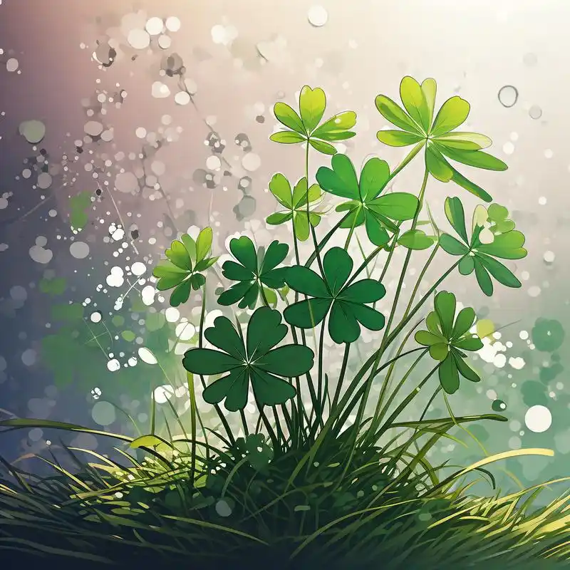 分享一组四叶草头像,每一片都蕴含着不同的寓意,希望它能给你带来