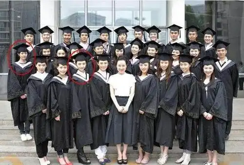 景甜郑爽大学私照曝光 两人竟然是北电同班同学(3)