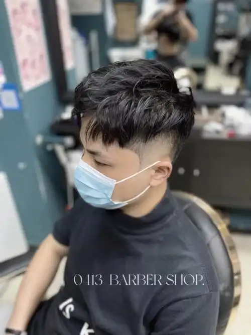 纹理烫秋冬男士发型