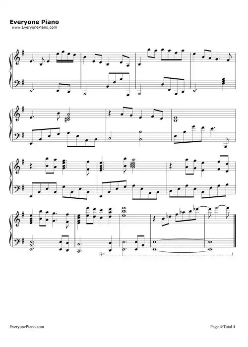 《铁血丹心》完美演奏版-83版射雕英雄传op五线谱预览