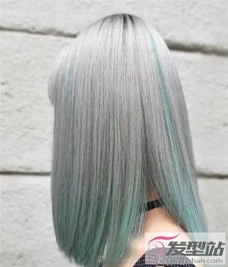发梢染什么颜色好看灰色底渐变发尾美出天际