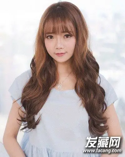 韩国流行空气感发型 女生空气感刘海发型(8)