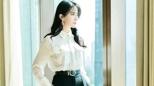 高颜值女神刘亦菲清新淡雅写真