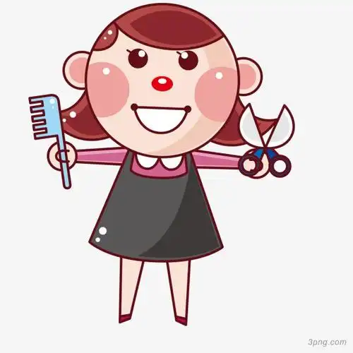 标签:理发师人物矢量图理发师卡通女性职业设计手绘理发美发理发卡通