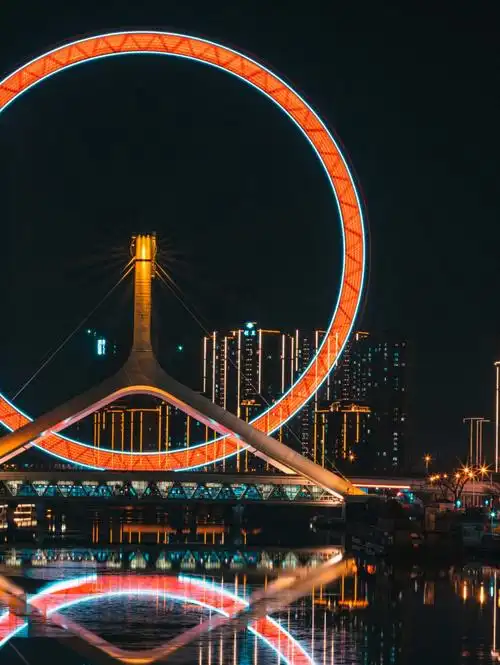 天津之眼夜景yyds