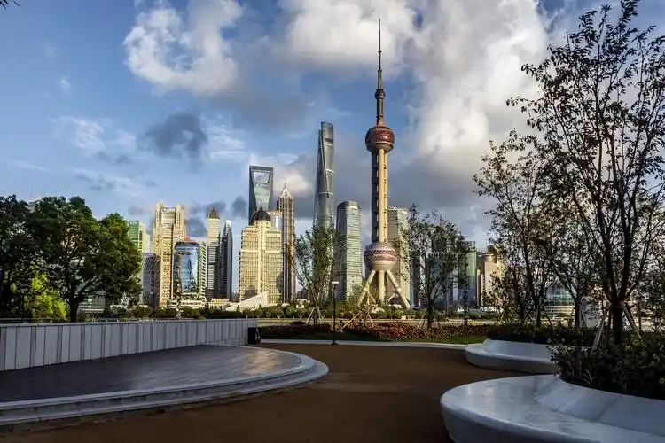 上海北外滩滨江绿地