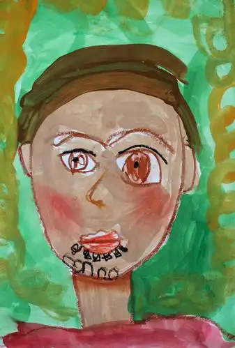 优品创意美术国外课程分享--儿童肖像画的各种表现