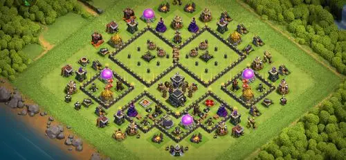 部落冲突9本阵型分享(十连发)