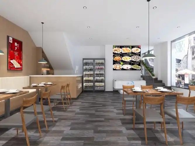 简单却令人向往南京饺子馆装修设计案例