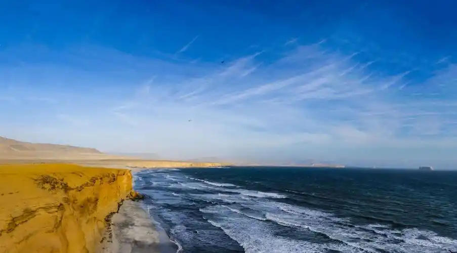 8k崖 太平洋 冲浪 海滩超高清壁纸 - 自然风光 - h128壁纸