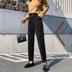 休闲哈伦裤女搭配