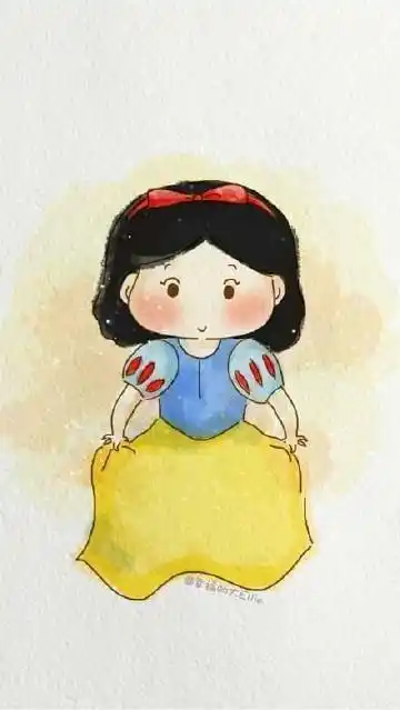 奇缘#白雪公主#长发公主卡通q版公主～喜赞转发微博2019-12-14来自