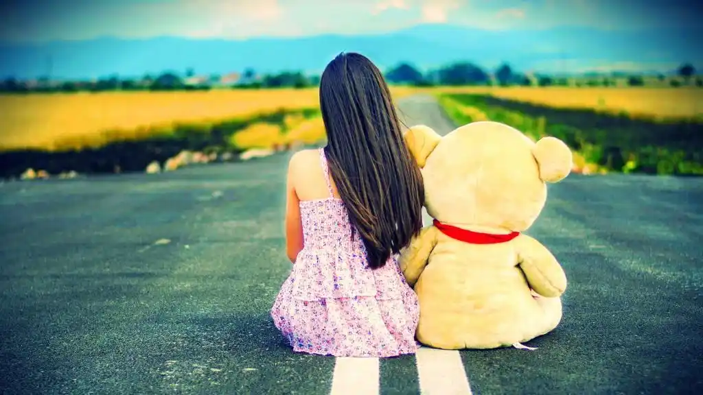 一个人观景的图片女生背影,高清壁纸,图片,时光记忆-回车桌面