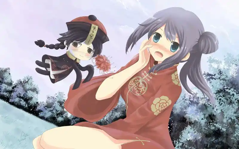 原创,漫画,僵尸,爱慕,古风原创壁纸图片