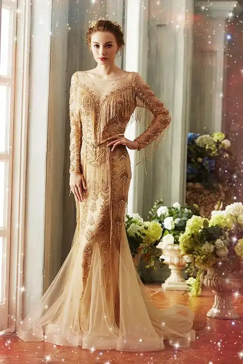 2020新款高端宴会晚礼服鱼尾长裙新娘敬酒服显礼服