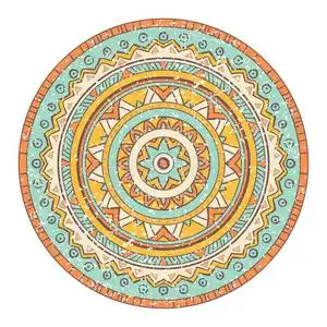 圆形绘画主题图片